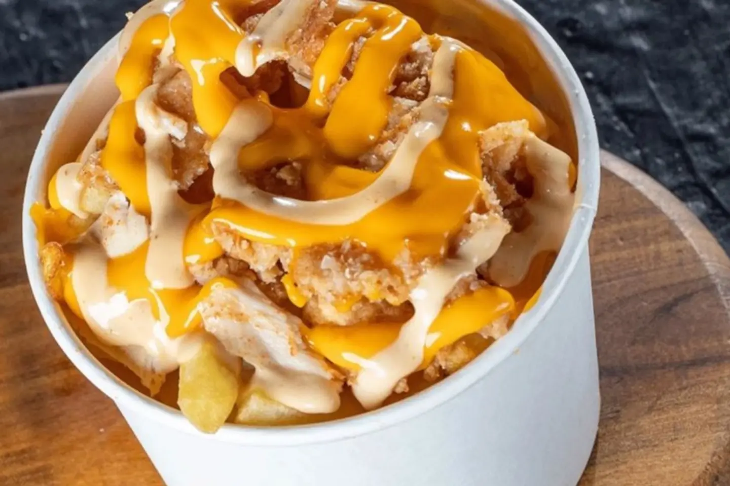 تشكن فرايز - صغير