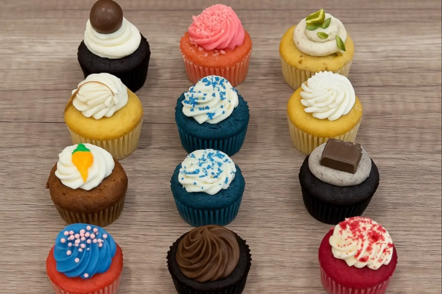 Mini Cupcake Box 12 Pieces