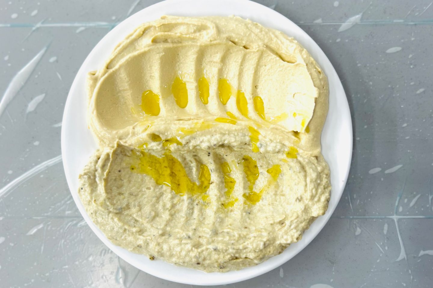 Mixed Hummus And Mutabbal
