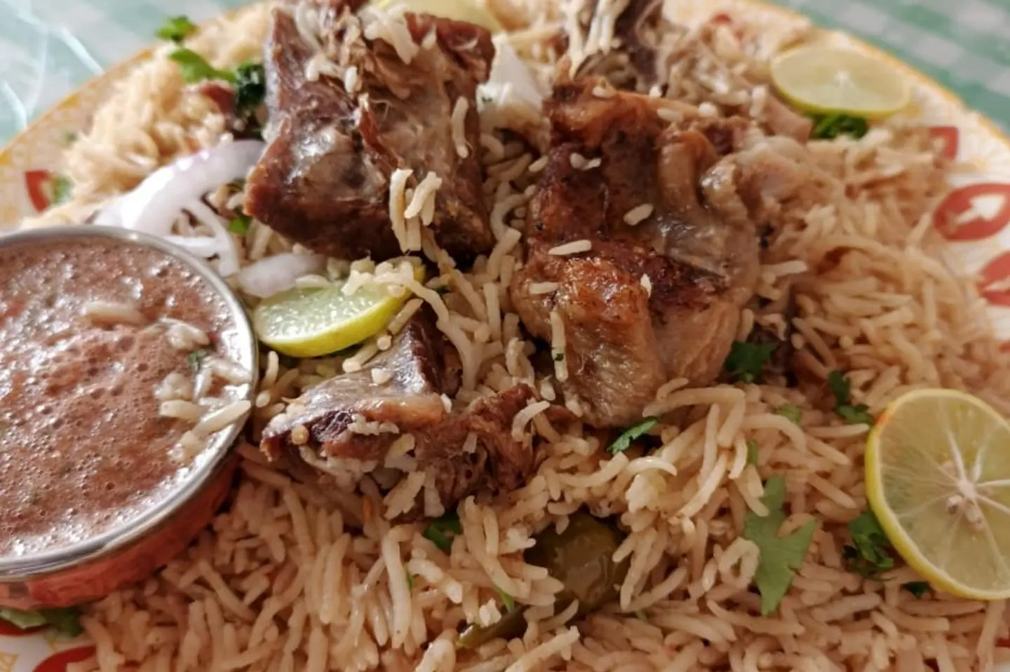 كبسة لحم