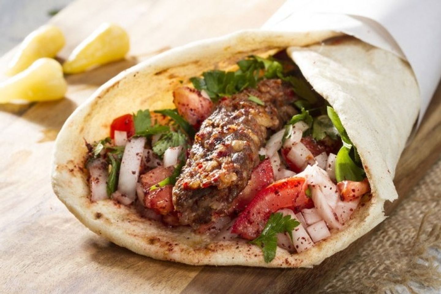 Meat Kabab Sandwich