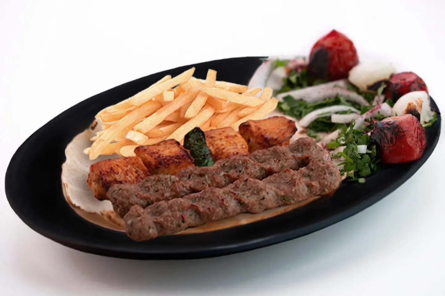 صحن مشاوي مشكلة