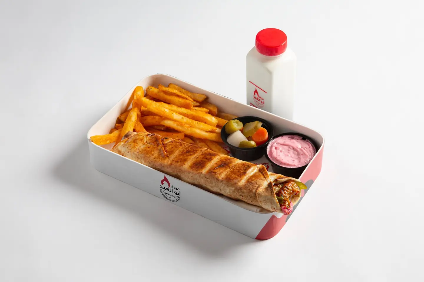 Chicken Kebab Meal With Laban