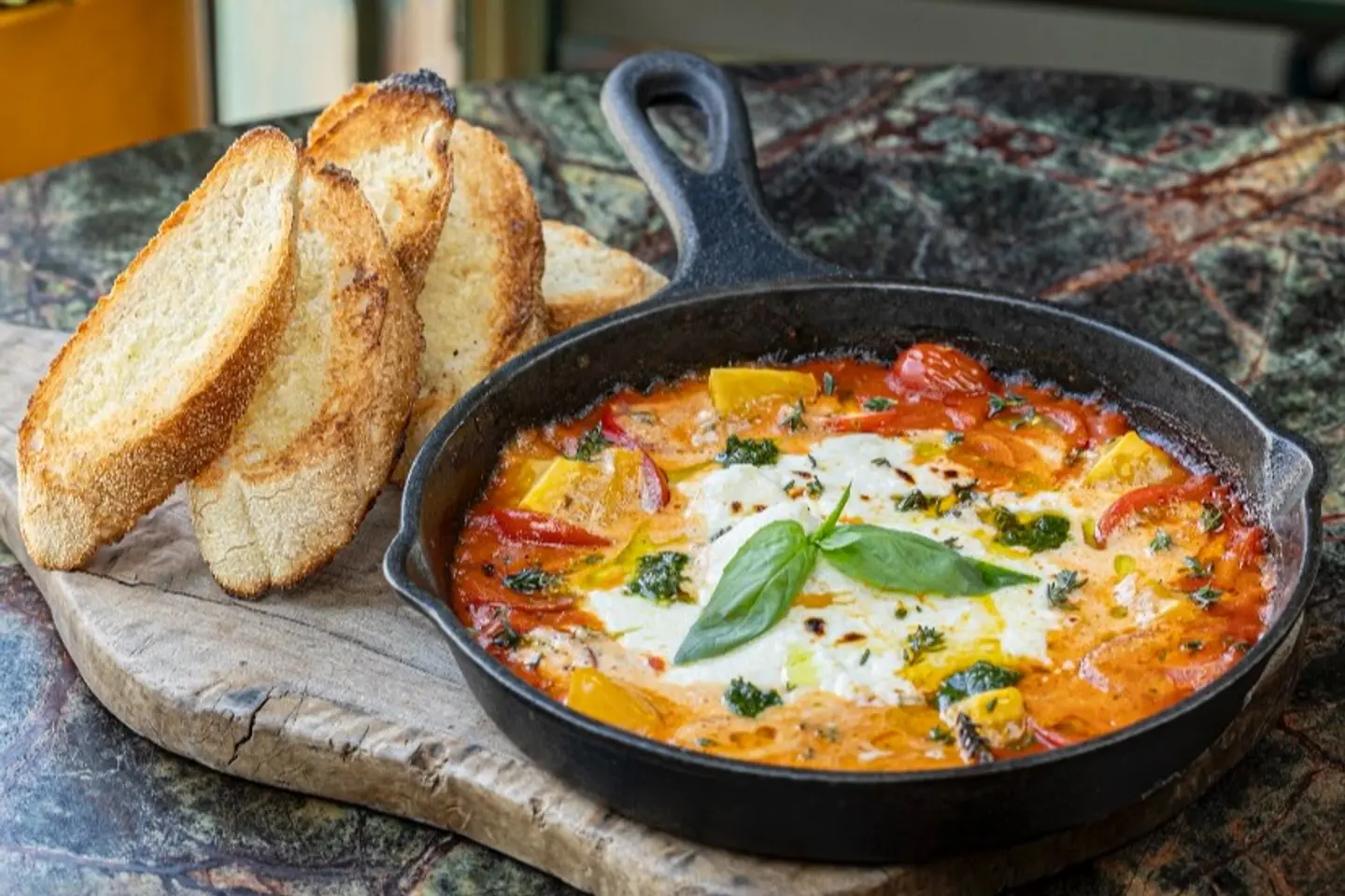 Baked Feta And Plum Tomatoes