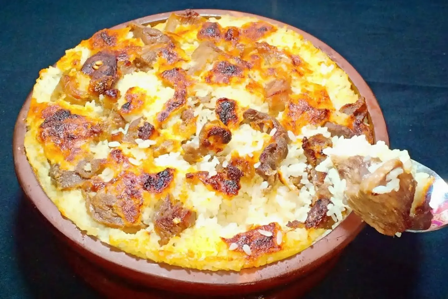 Stuffed Rice Tagine With Meat