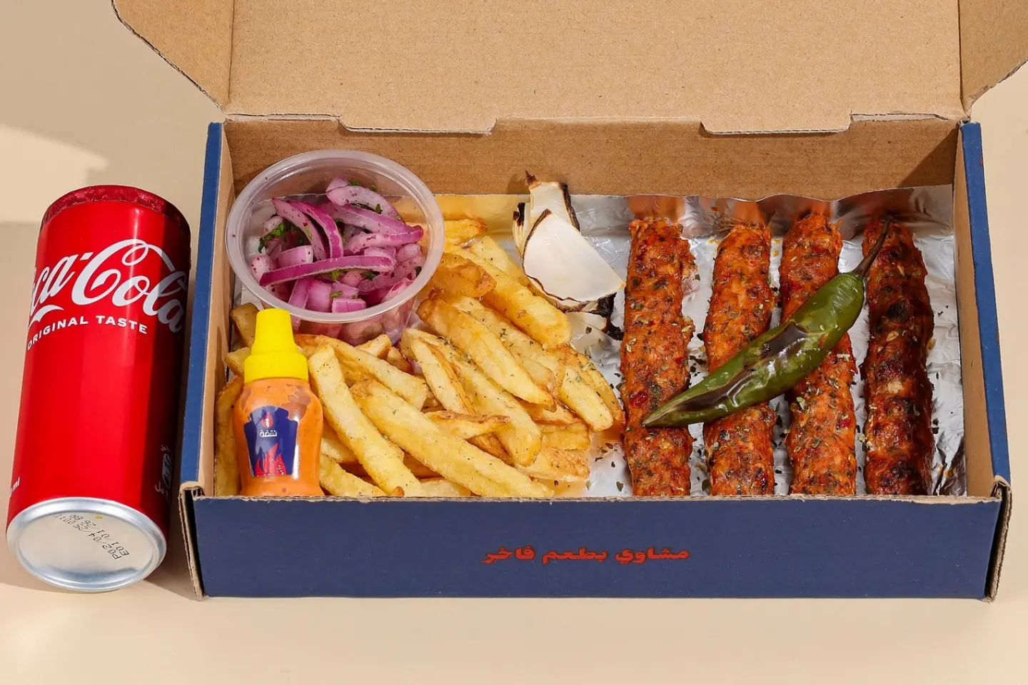 وجبة كباب دجاج
