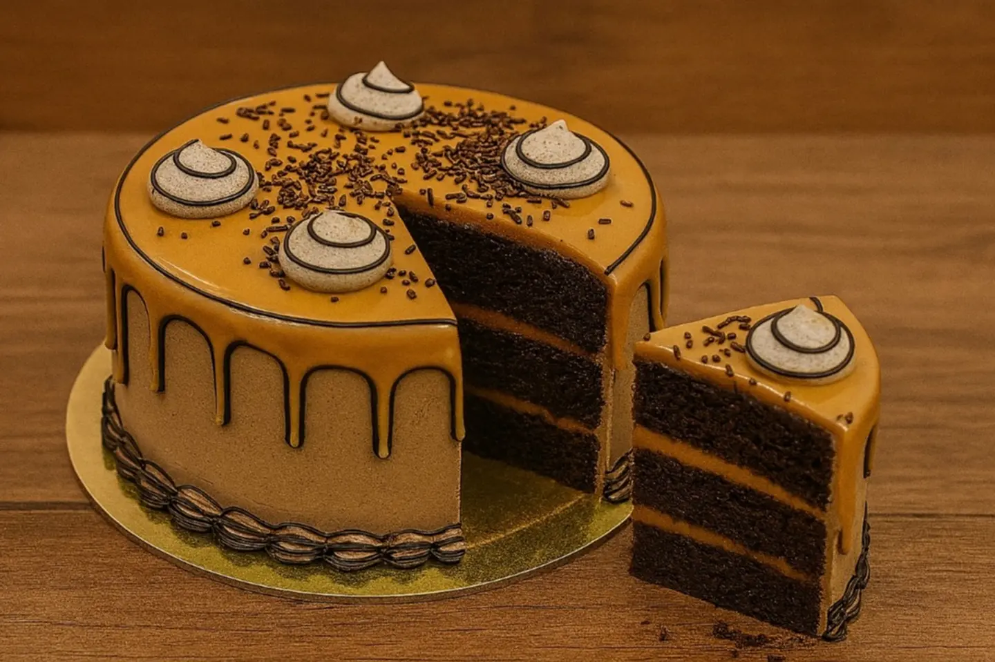 Comic Chocolate Cake