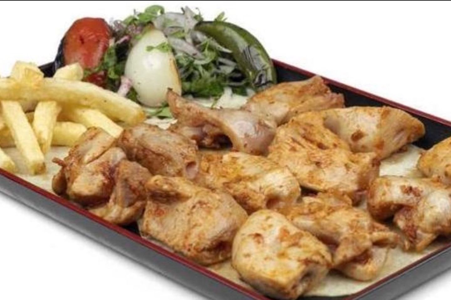 Shish Tawook Plate Four Skewers