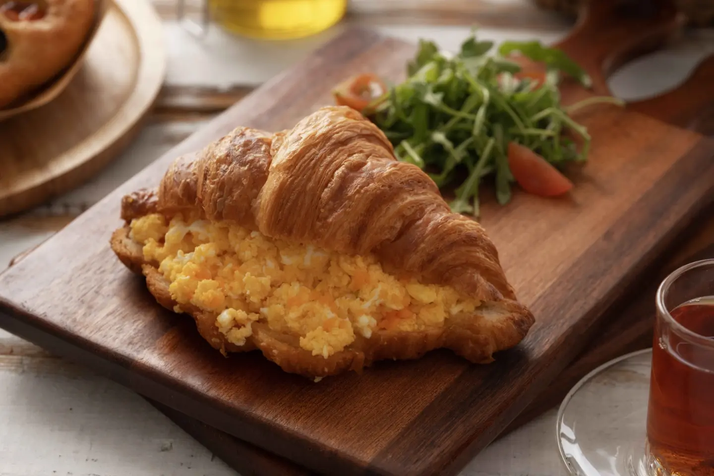 Egg Croissant With Cheese