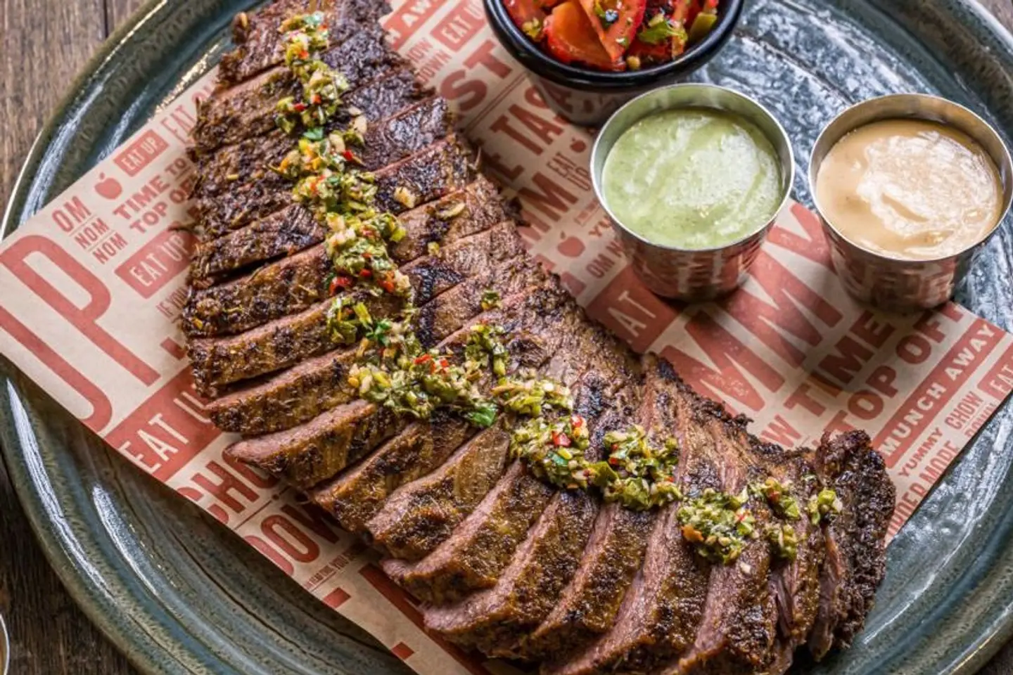 Chimichurri Black Angus Steak Platter