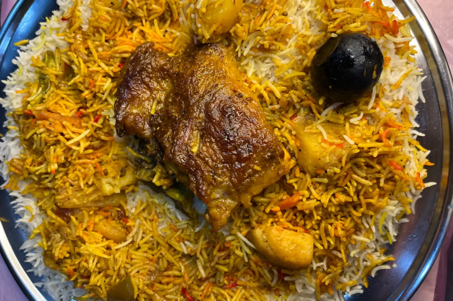 Half Meat Biryani