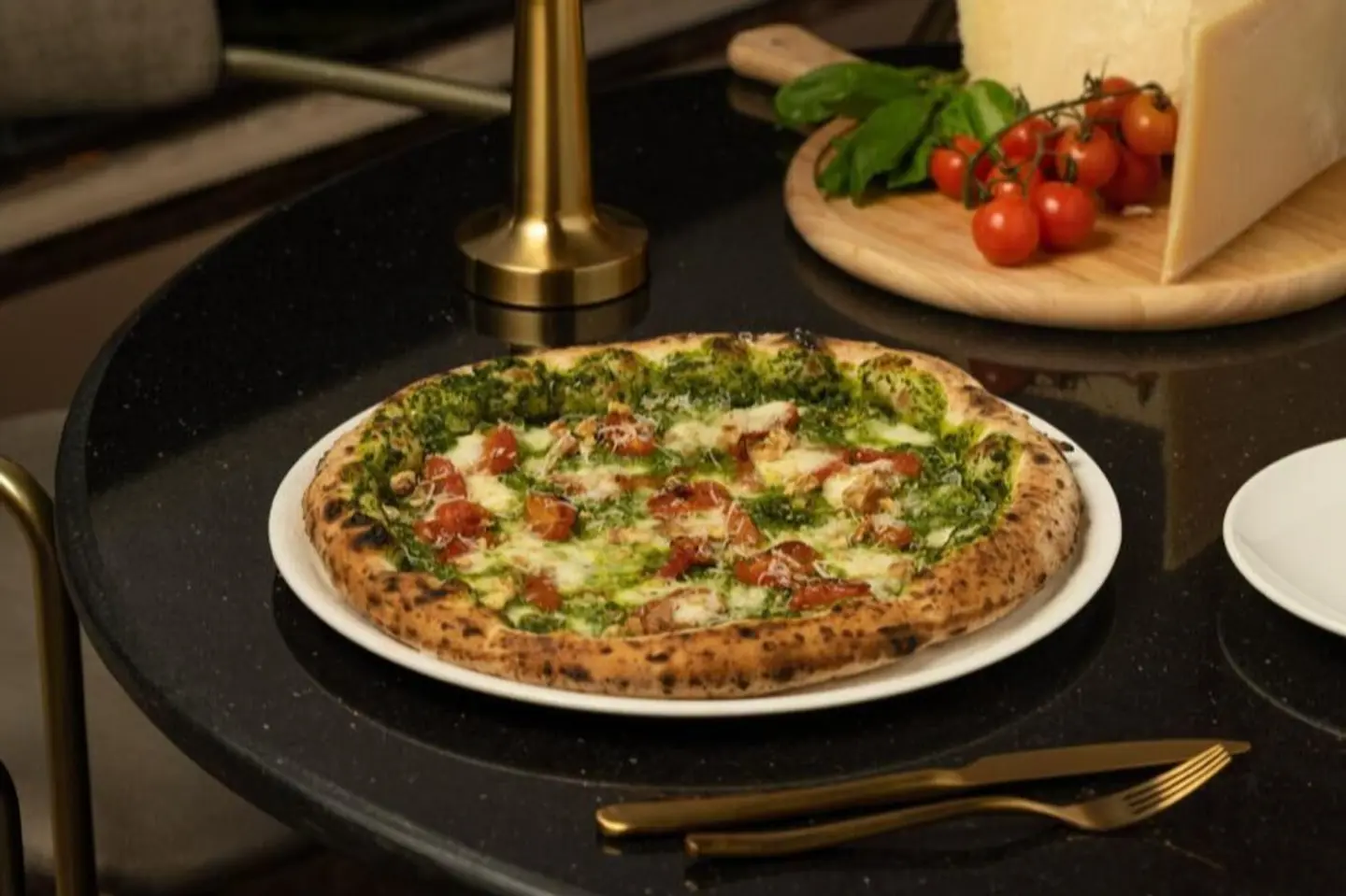 Pesto Basil Pizza