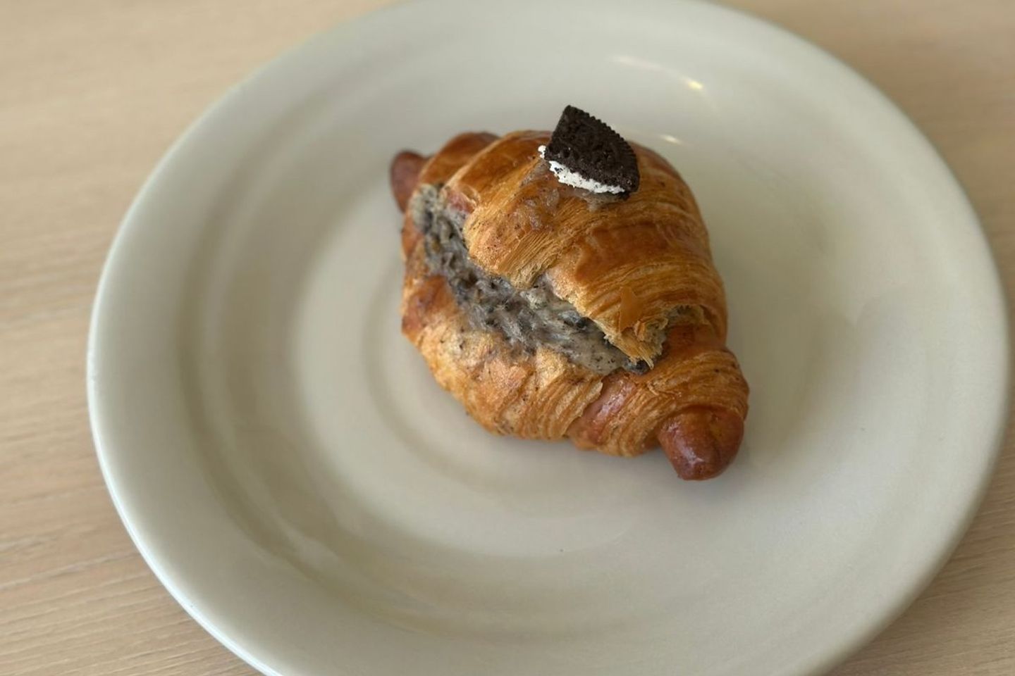 Mini Oreo Custard Croissant