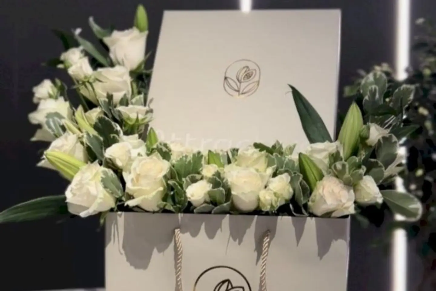 Chocolate With Natural Flowers