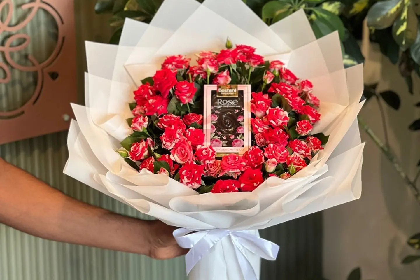 Flowers And Bostani Chocolate