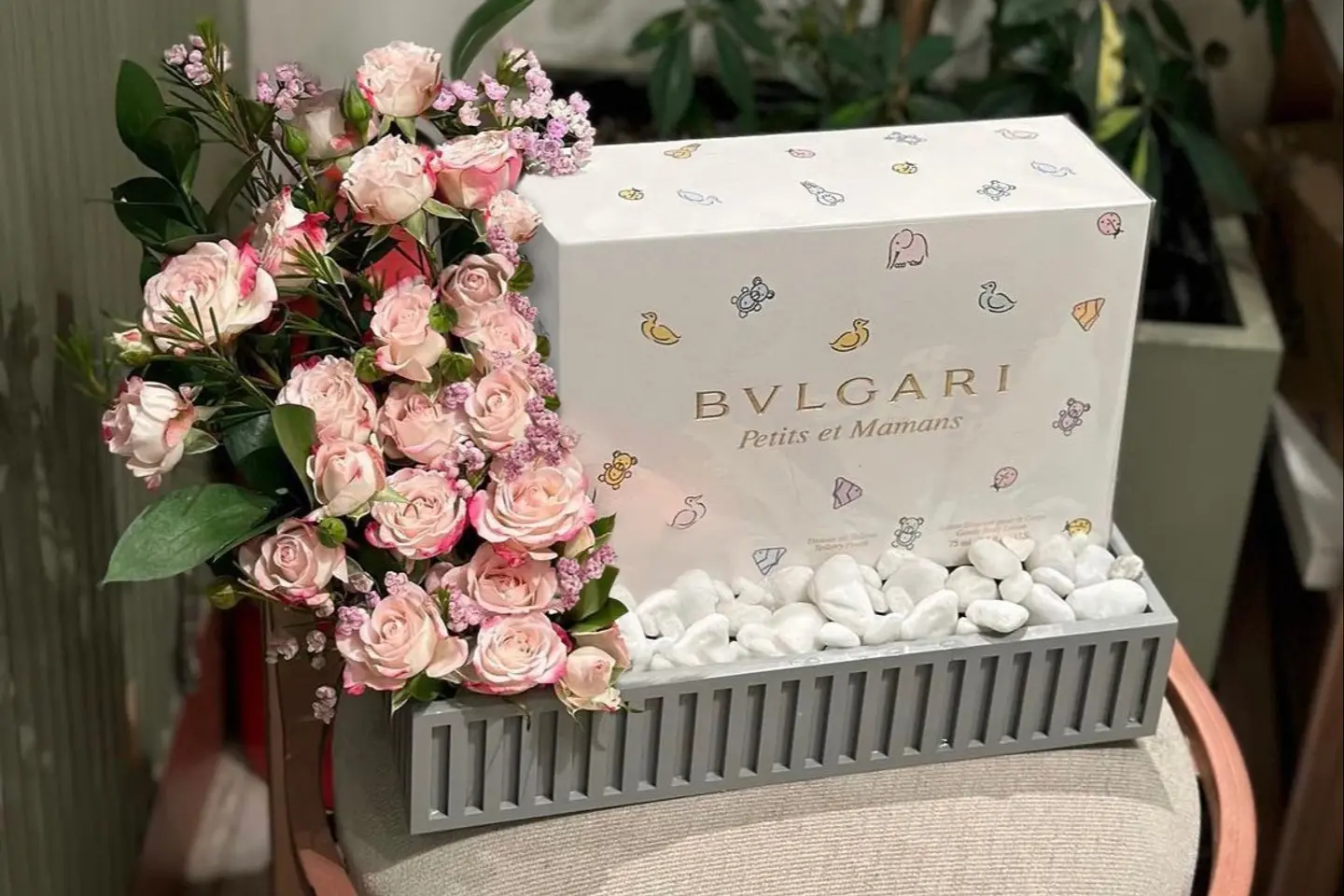 Bvlgari Baby Perfume Set With Rose