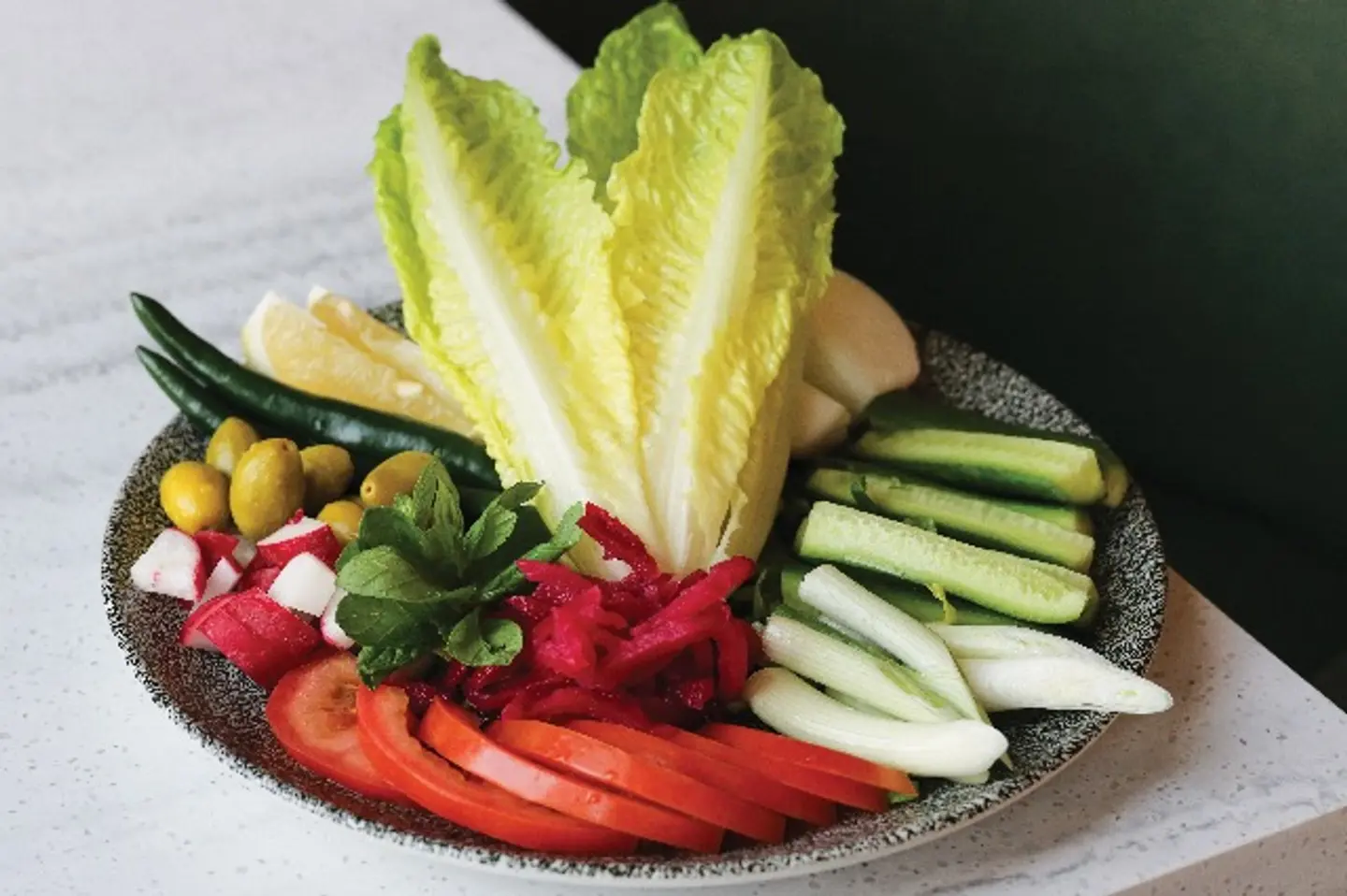 Fresh Vegetables Plate