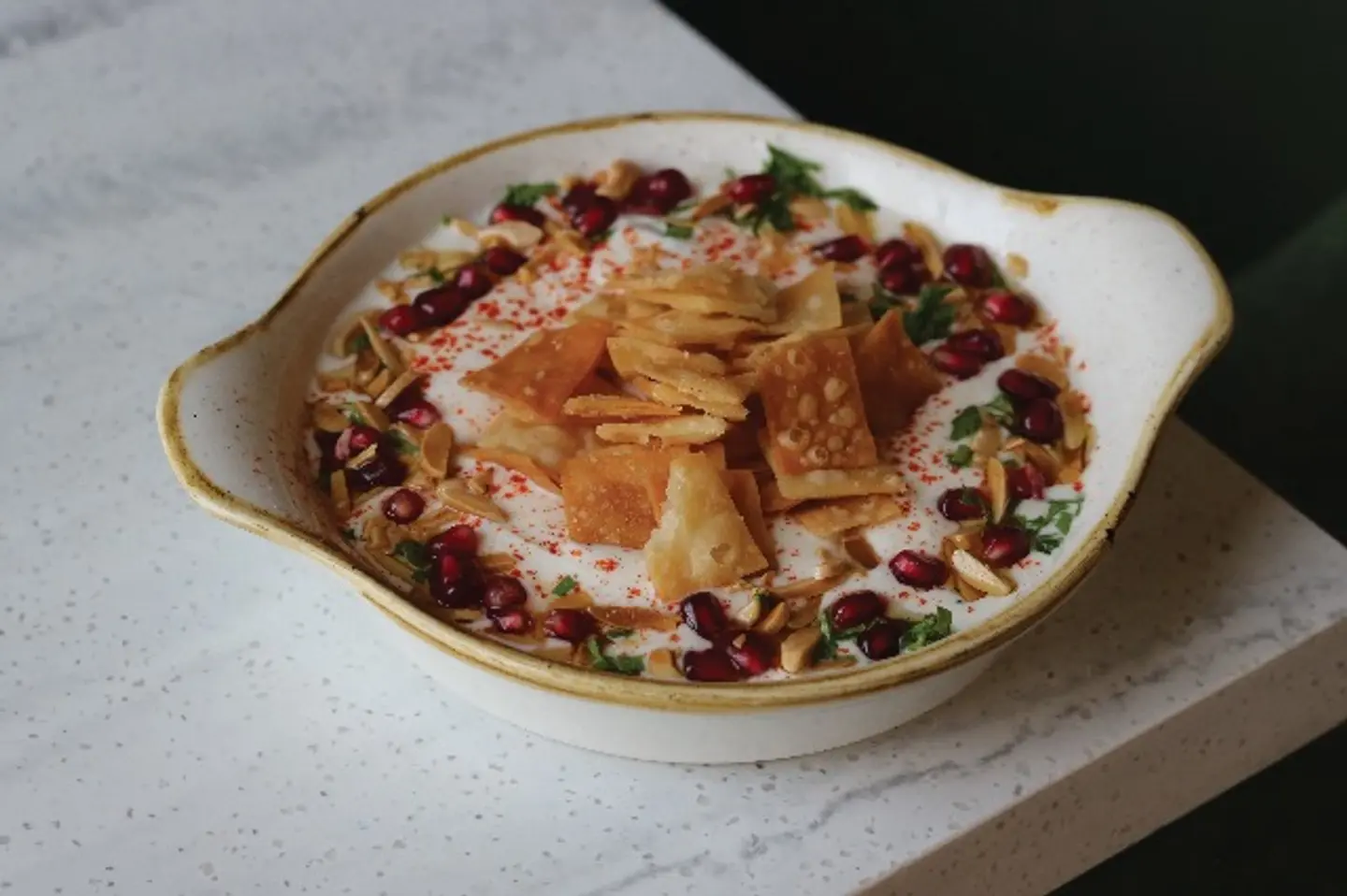 Eggplant Fatteh