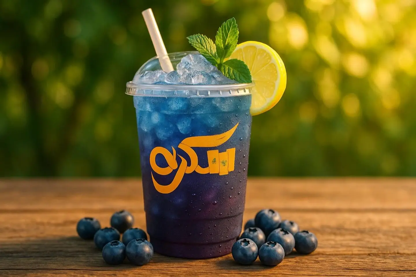موهيتو توت ازرق