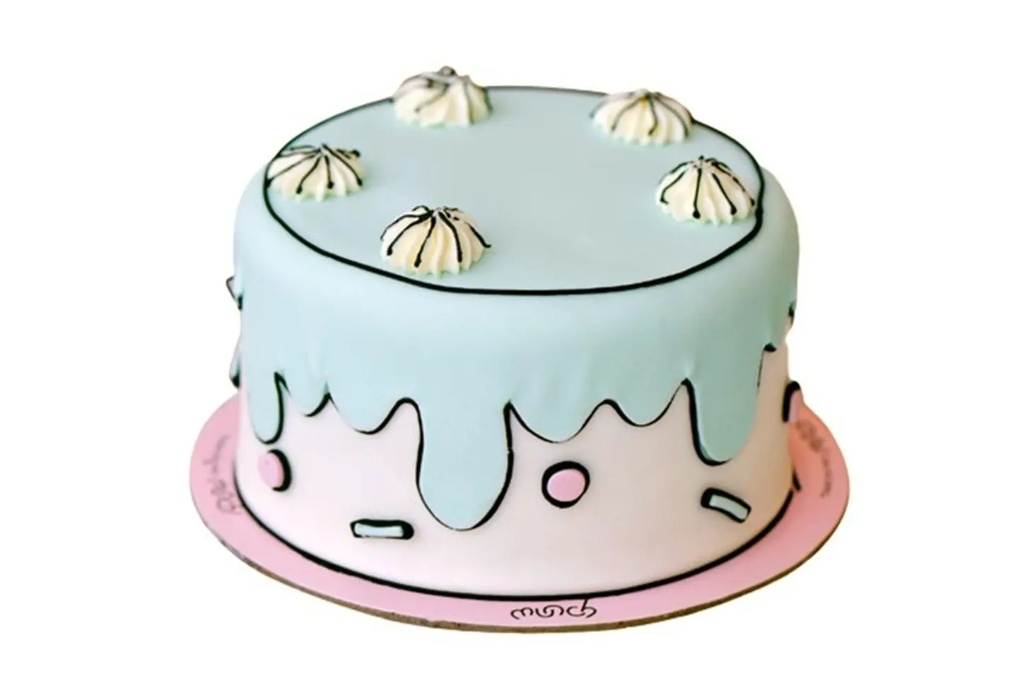 Chocolate Comic Cake Medium
