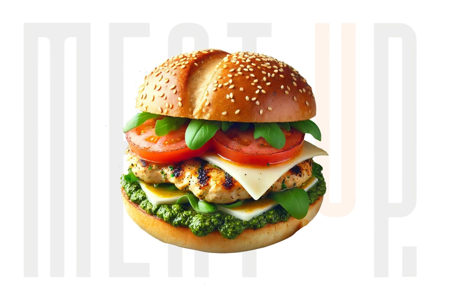 Chicken Pesto Burger
