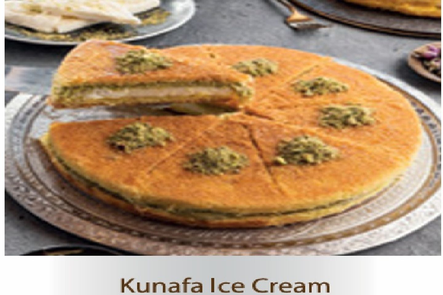Kunaffa Ice Cream - Pistachio