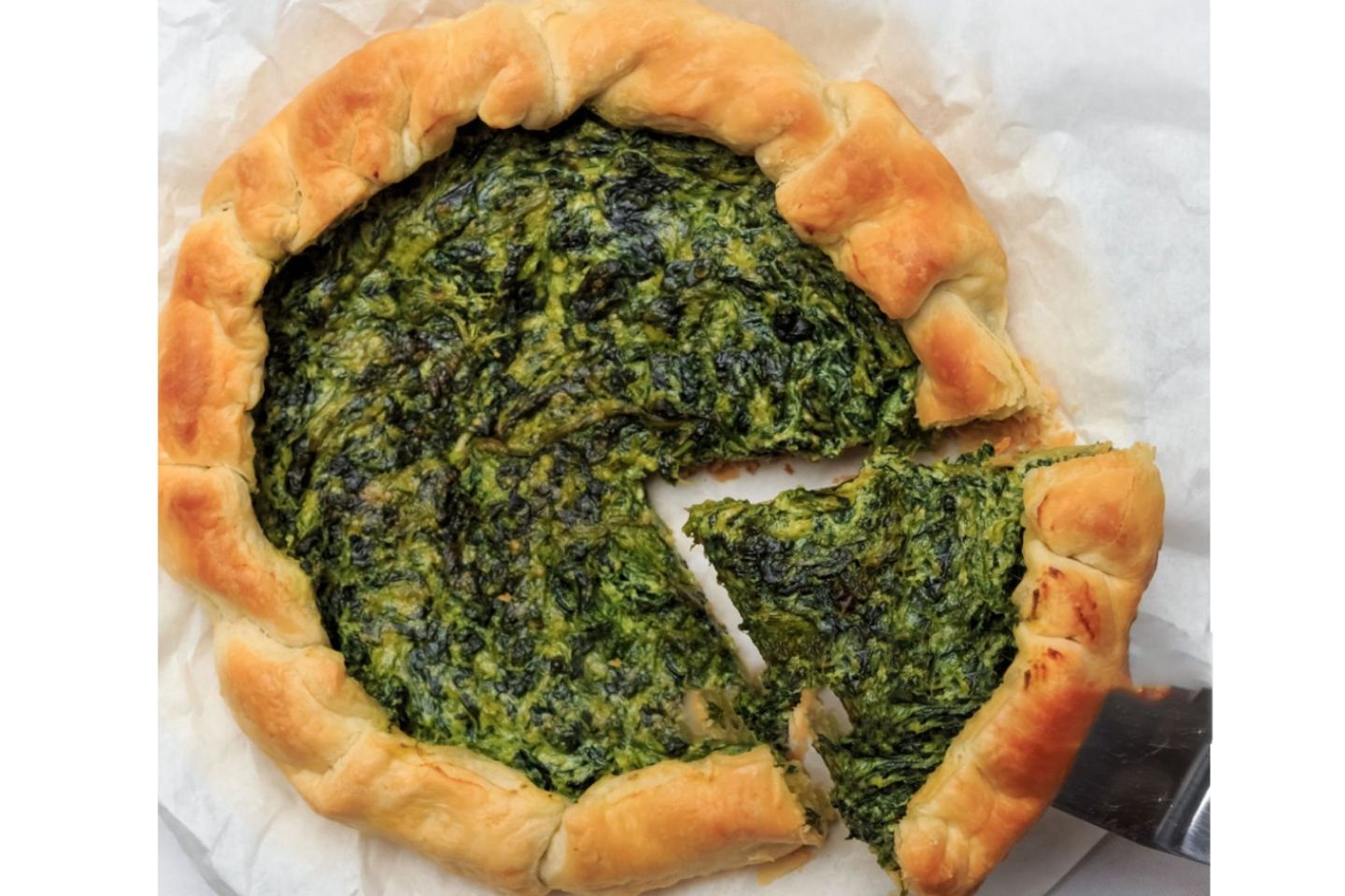 فطيرة سبانخ