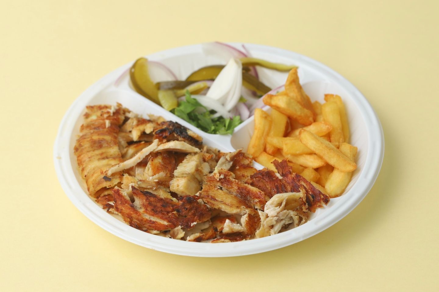 صحن دجاج شاورما كبير
