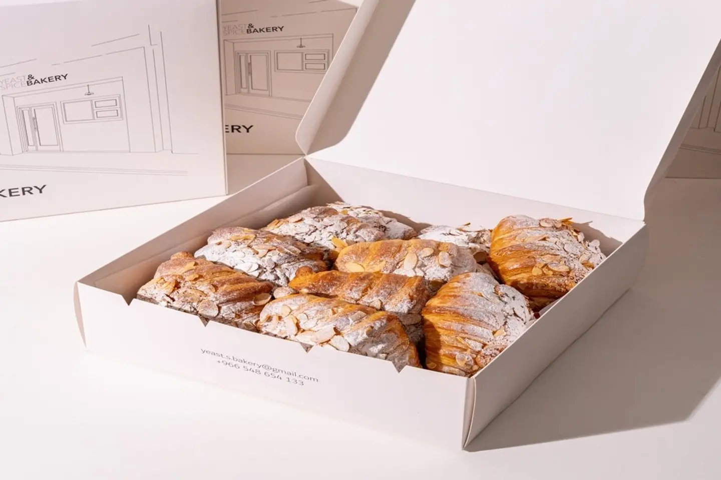 10 Pieces Of Almond Croissant