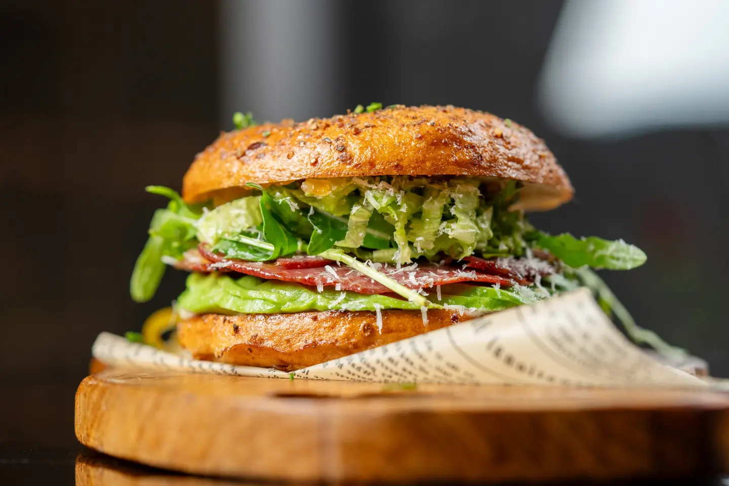 Bresoala And Avacado Bagel