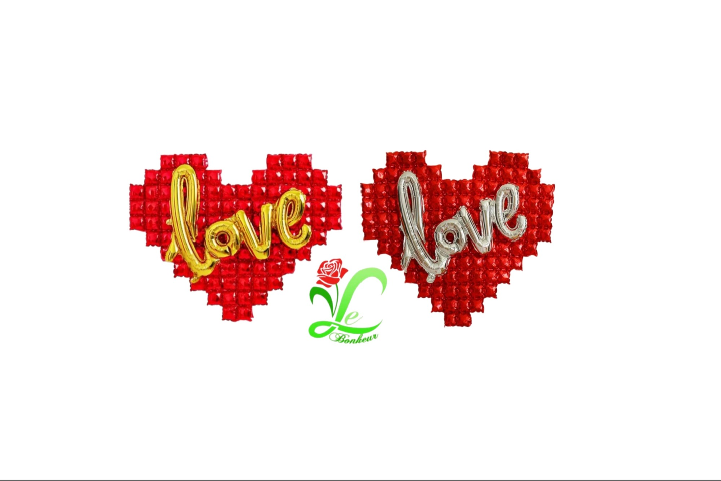 Heart Squares - Golden