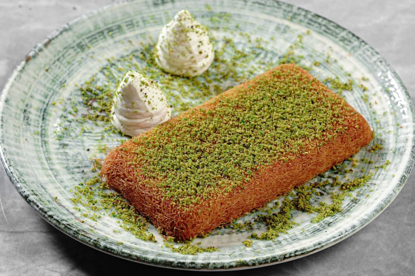 كنافة قشطة