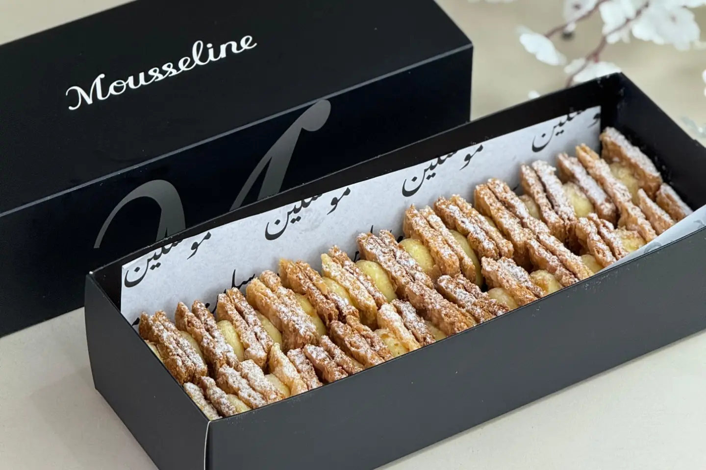 Millefeuille Square Bites   26 Pc