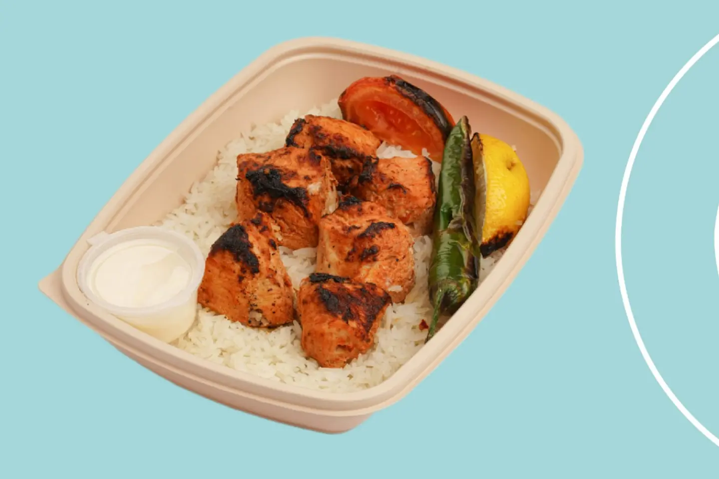 Turkish Shish Tawook With Garlic Sauce