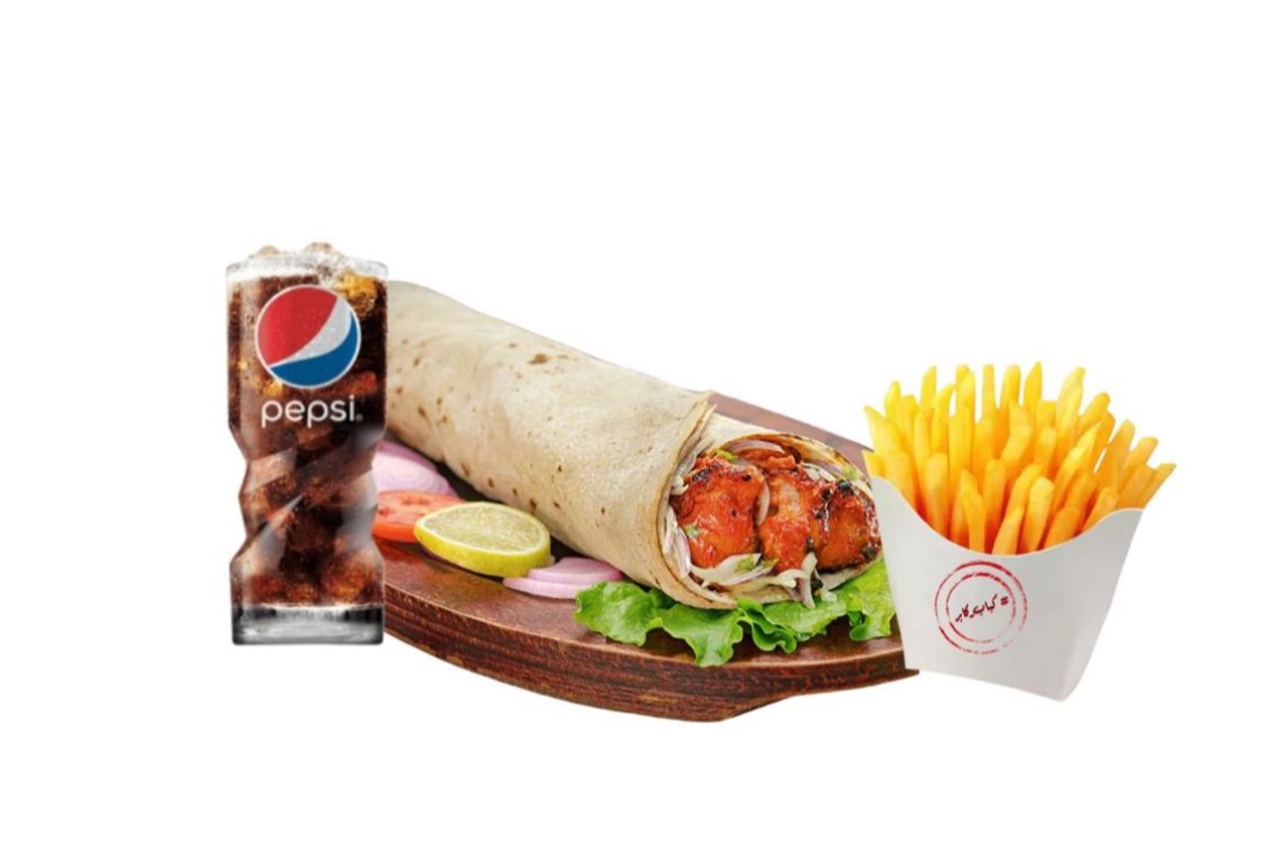 وجبة شيش طاووك-