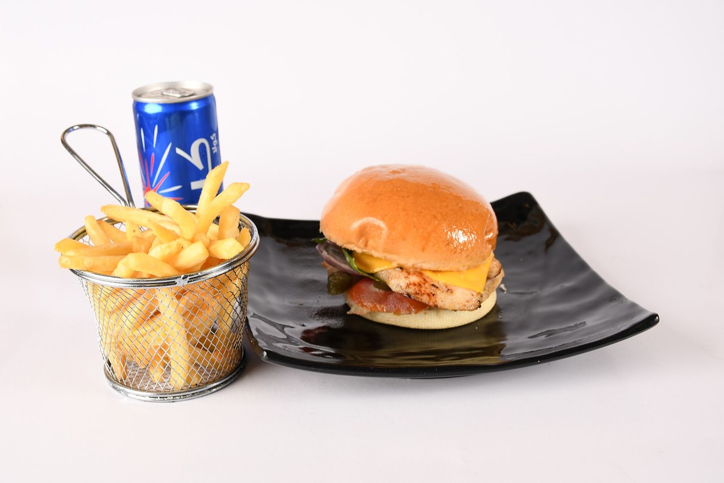 Grilled Chicken Burger Meal