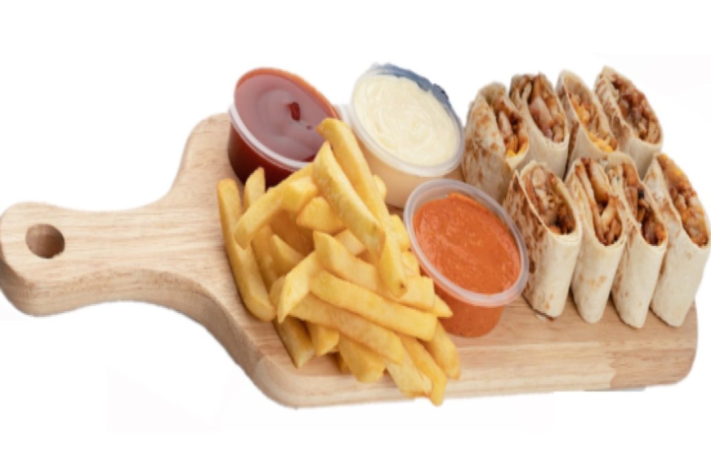صحن شاورما عربي صغير