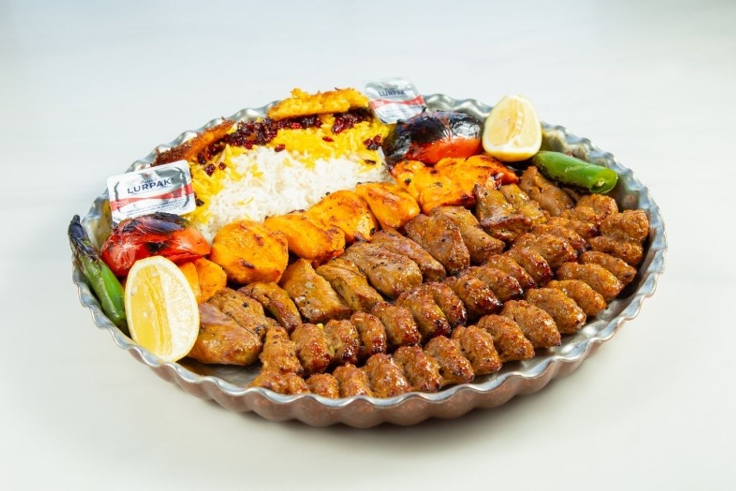 طبق مشاوي مشكلة
