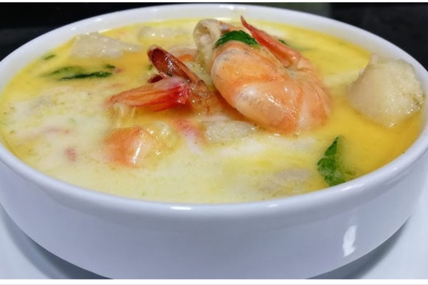 شوربة سي فود بالكريمه