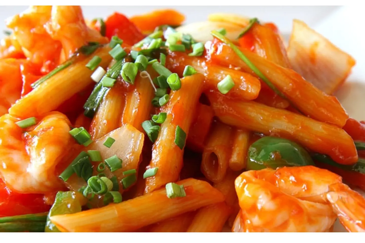 Shrimp Pasta With Red Sauce