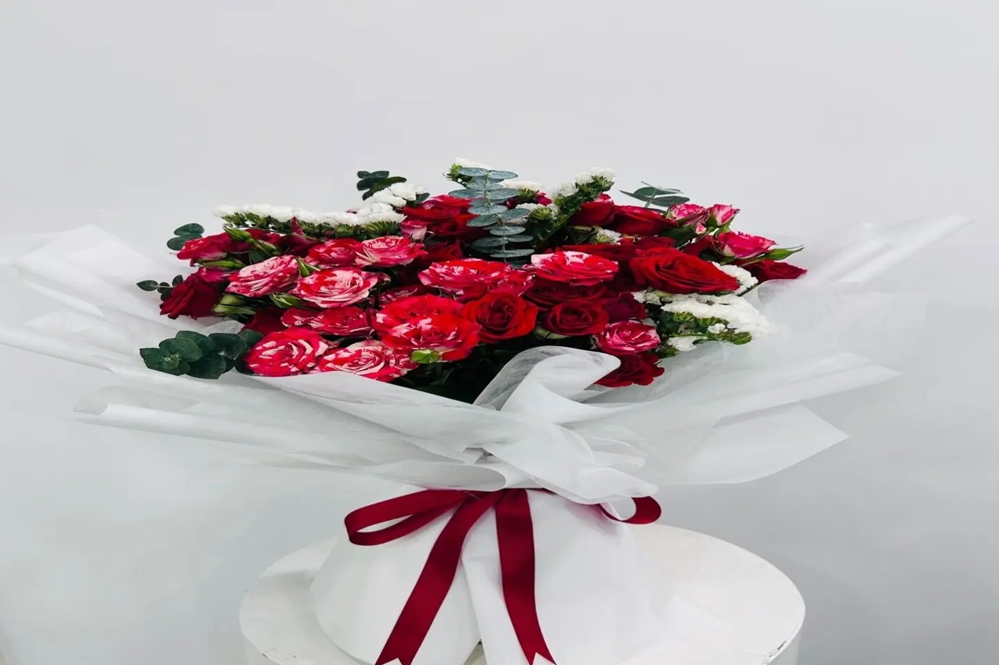 باقة بيبي روز أحمر دبل