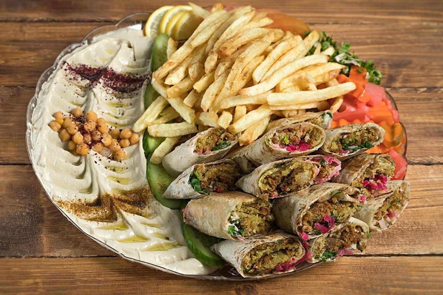 صحن فلافل مكس