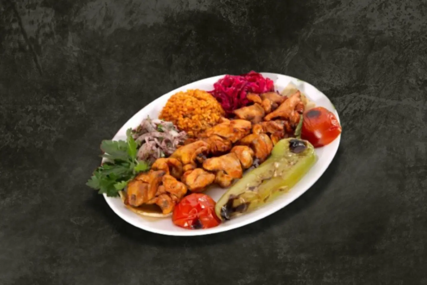 طبق شيش دجاج