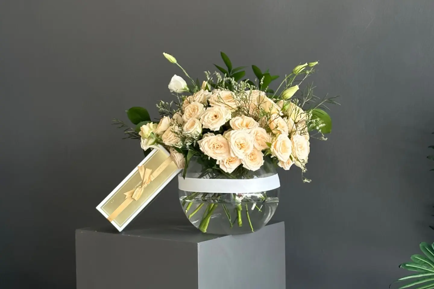 Chocolate Garden And Flower Vase