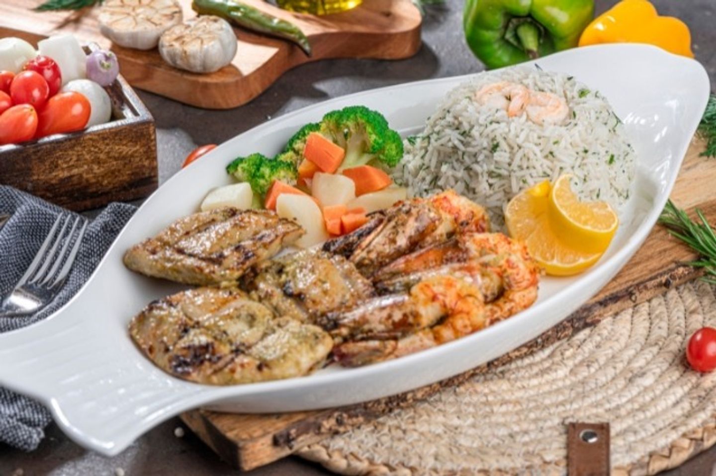 بحريات مشوية