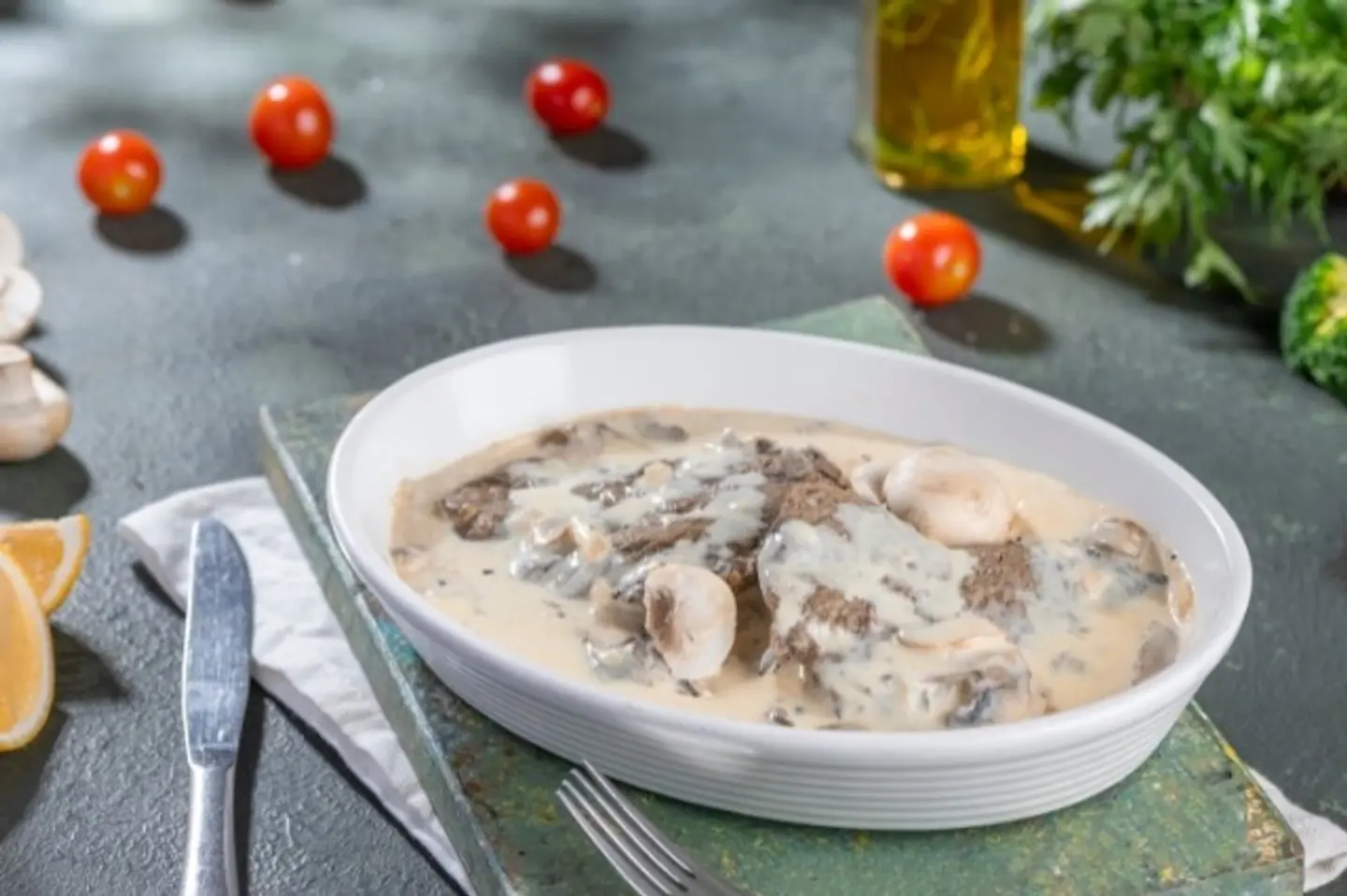 Steak With Mushroom Sauce