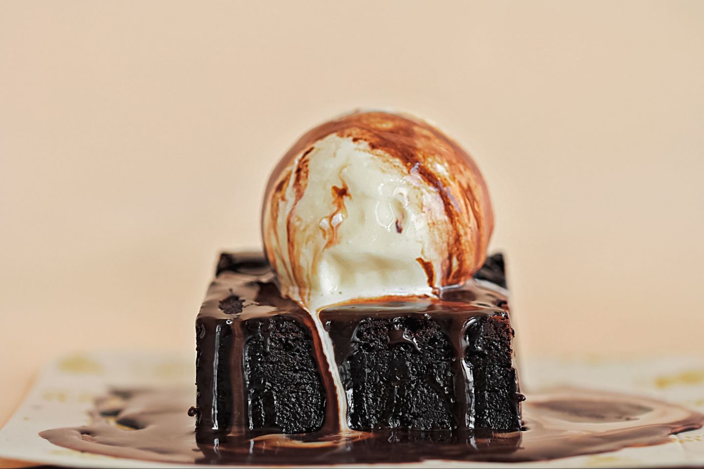 Brownie With Ice Cream