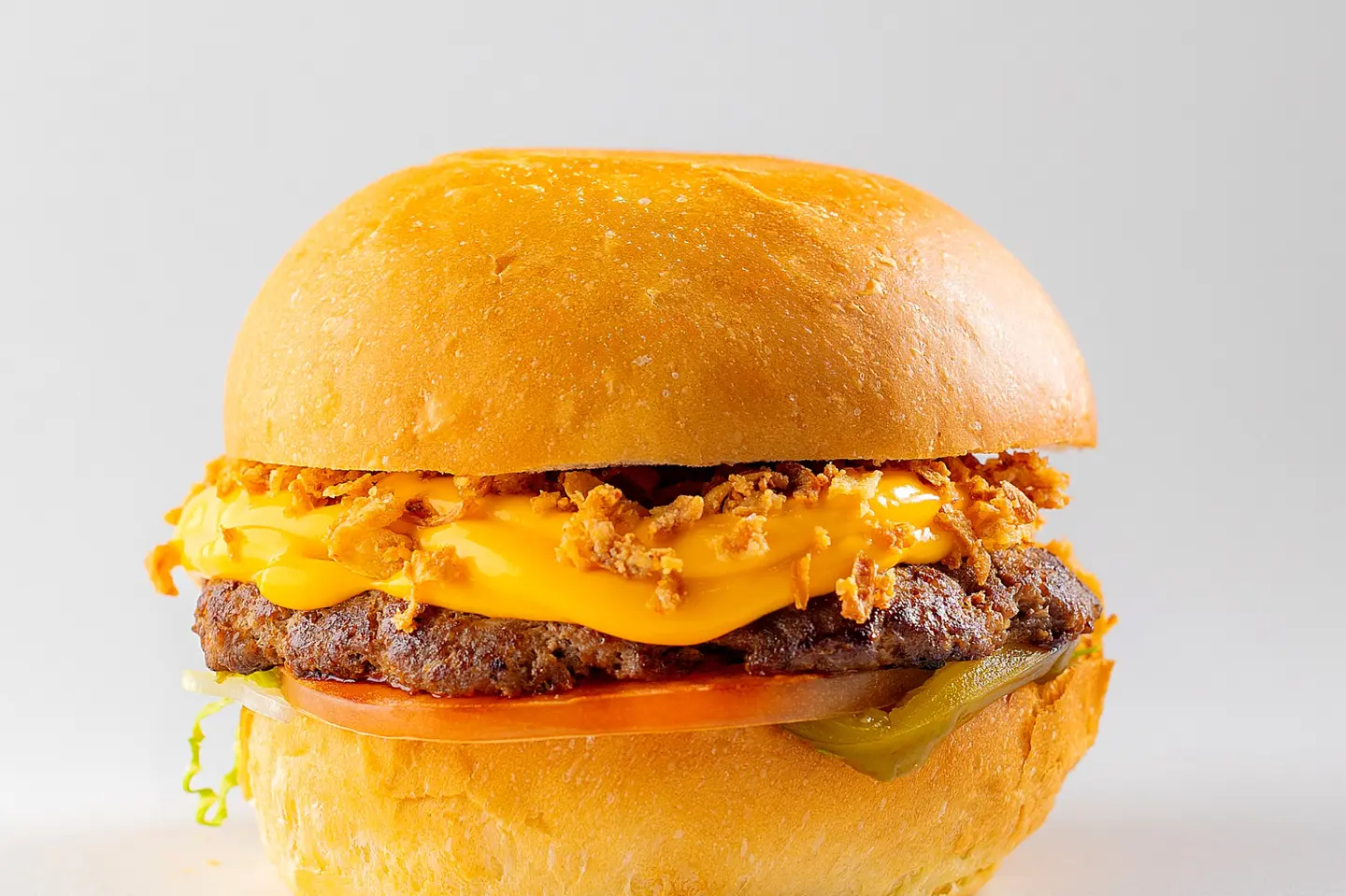 Creamy Cheddar Beef Burger