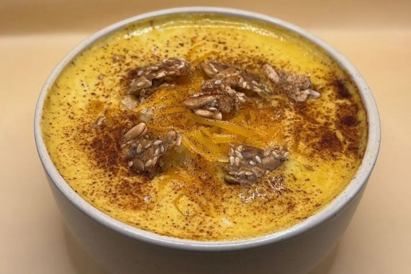 شوربة البطاطس والبارميزان