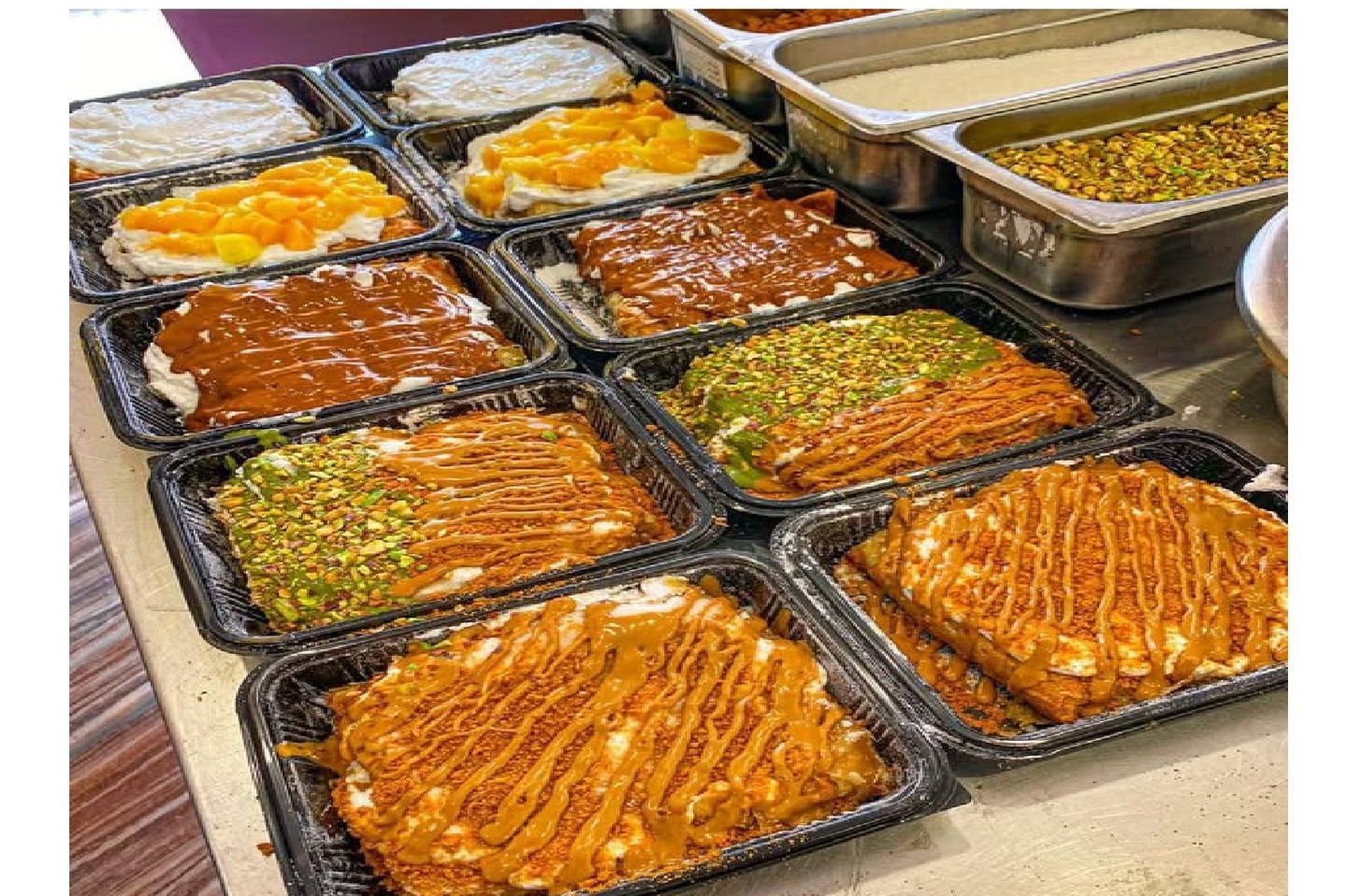 Basbousa And Kunafah Pie